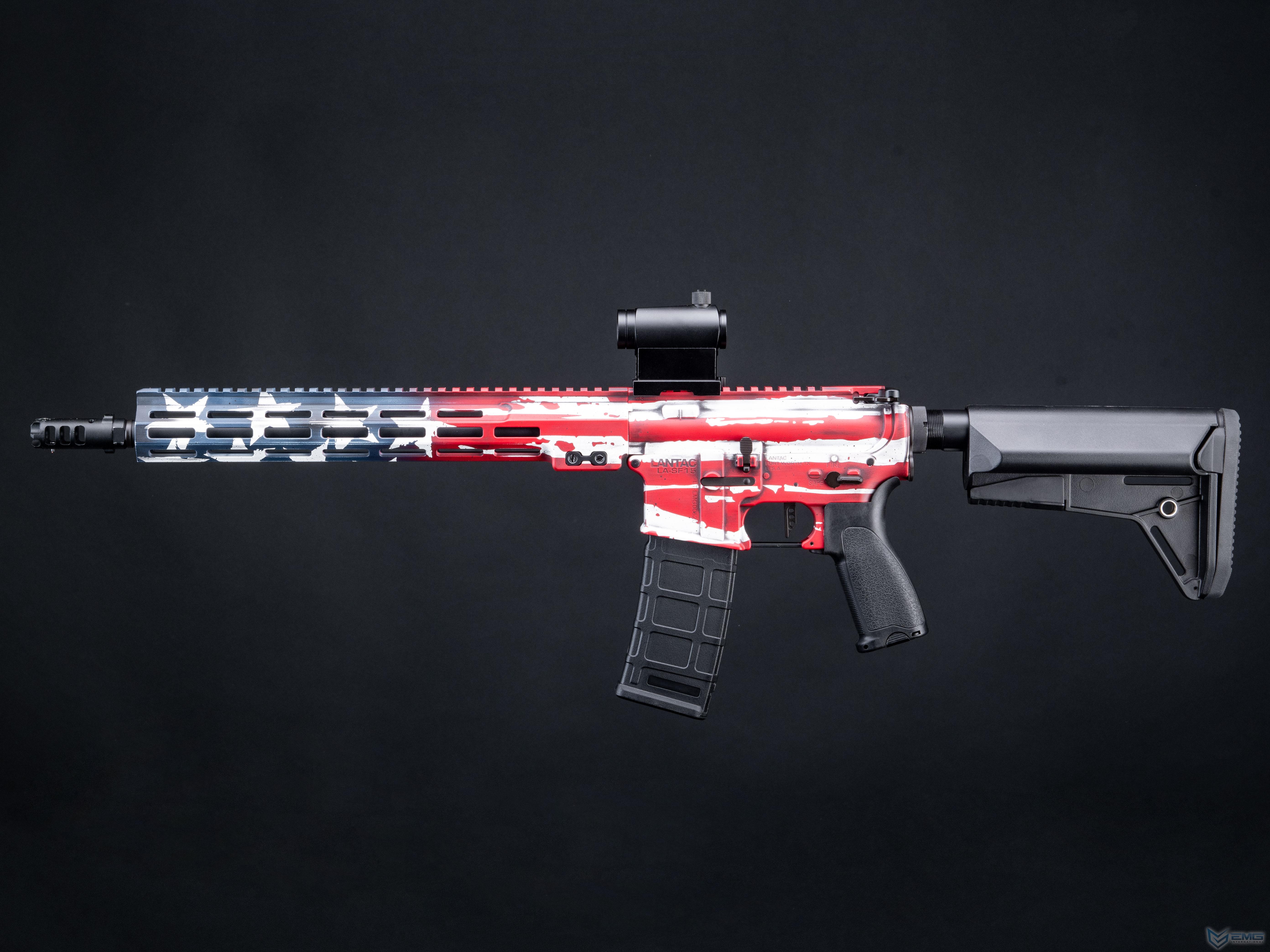 EMG Custom LanTac Licensed LASF15 Receiver MLOK Airsoft AEG Rifle w