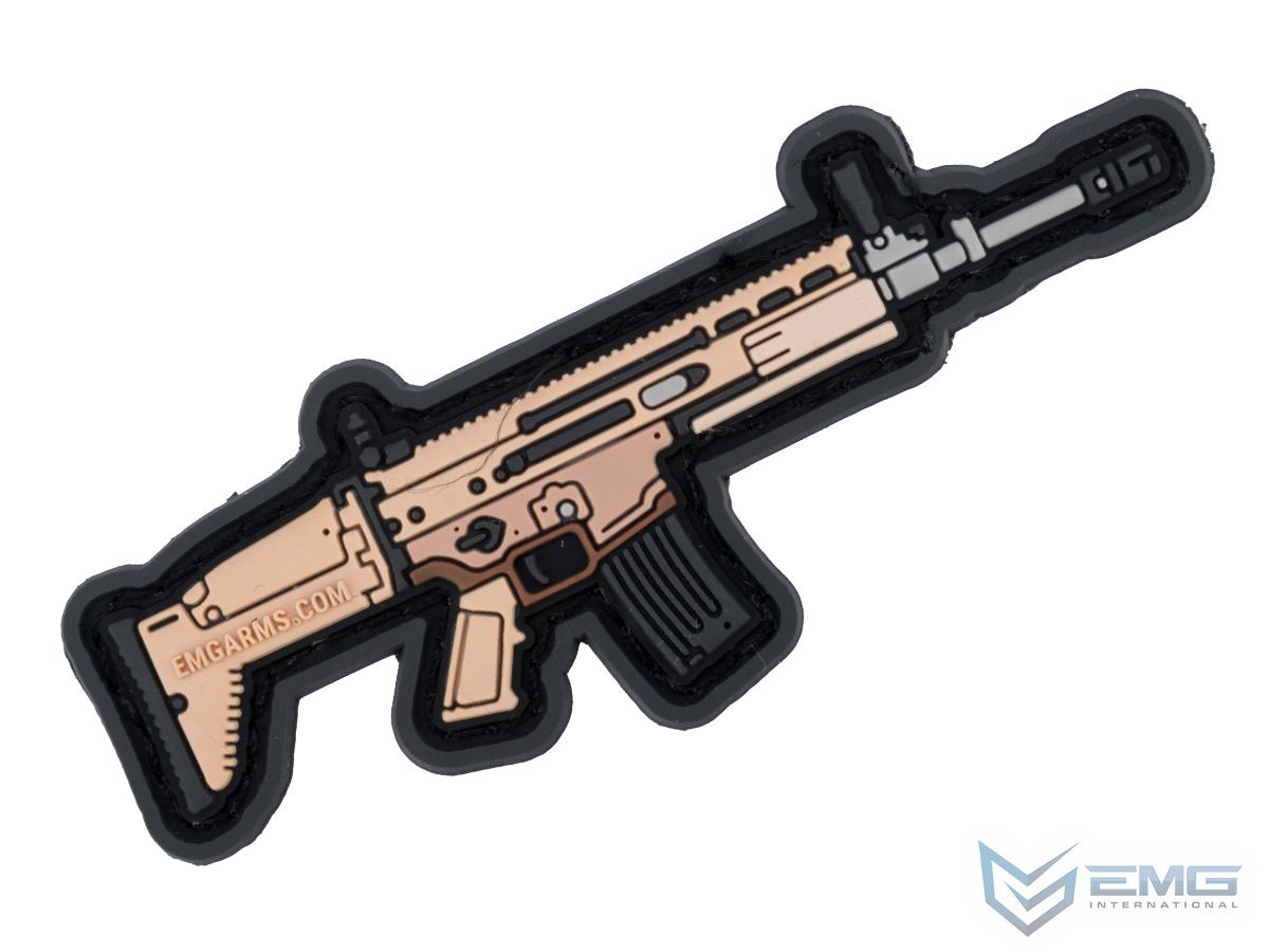 EMG Miniaturized Weapons PVC Morale Patch (Type: SCAR)