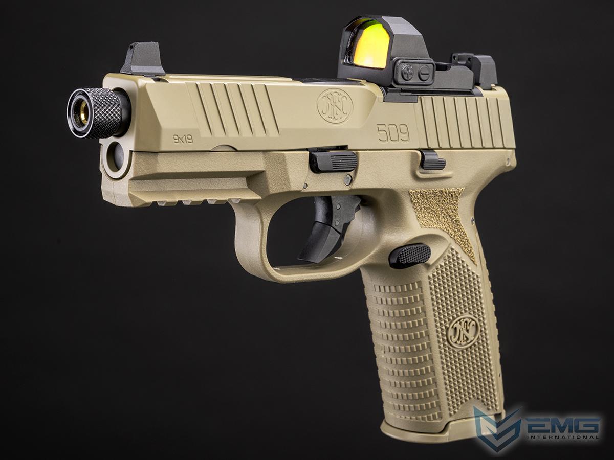 トイガン FN FN509 FDE EMG FN® 509 Gas Blowback Airsoft Pistol (Color: Flat Dark