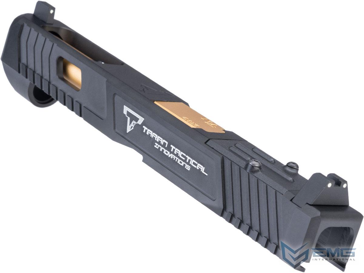EMG TTI CNC Combat Master Optic Cut Slide for GLOCK 34 Gen.4 Series GBB Pistols (Color Black