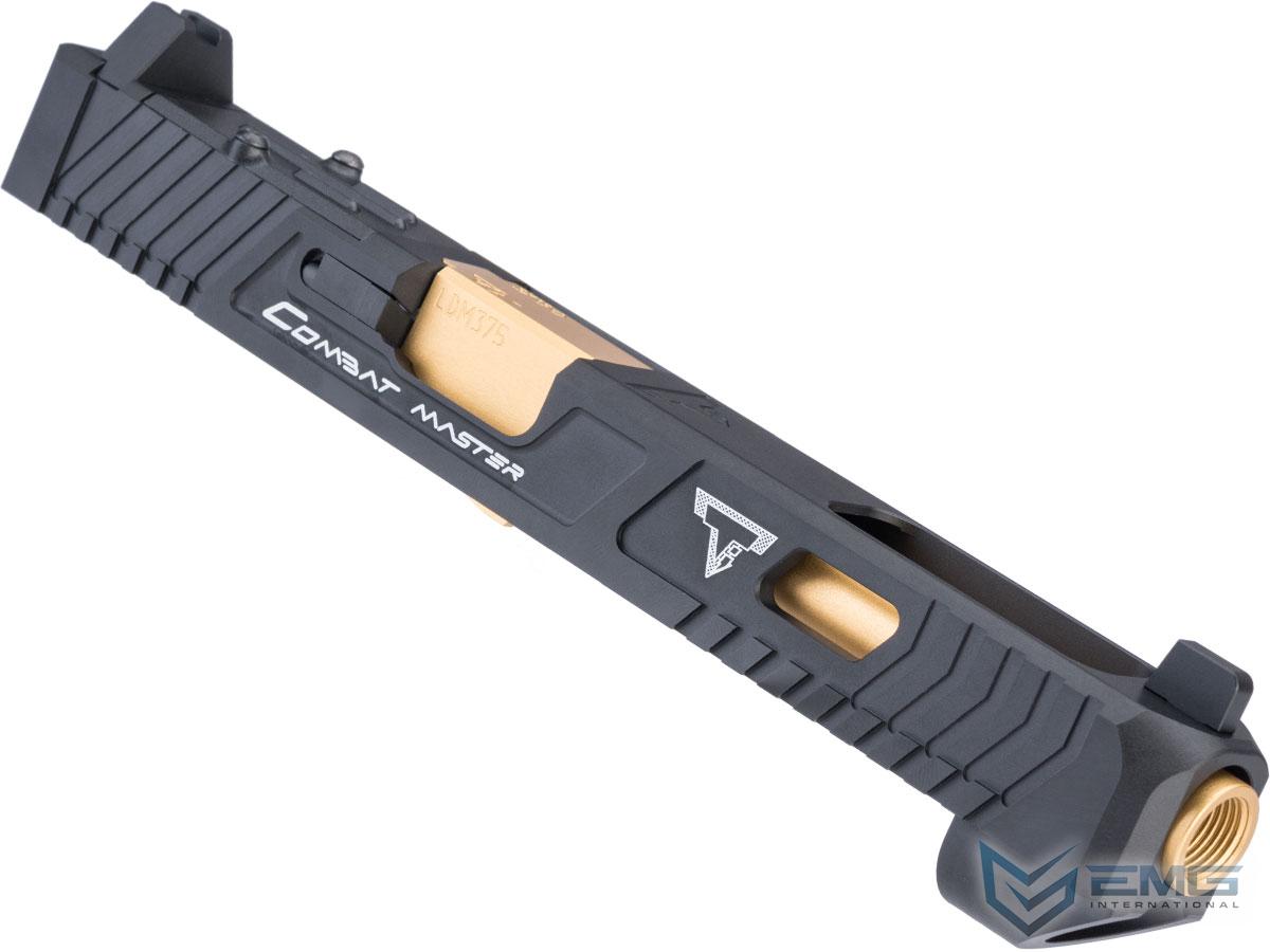 EMG TTI CNC Combat Master Optic Cut Slide for GLOCK 34 Gen.4 Series GBB Pistols (Color Black