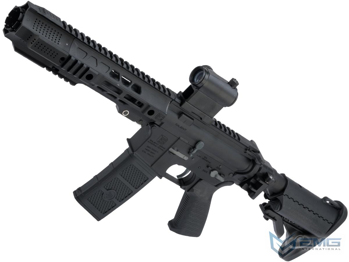 EMG SAI GRY Gen. 2 Forge Style Receiver AEG Training Rifle w/ JailBrake Muzzle and Folding Stock (Model: V2 Gearbox / CQB / Black)