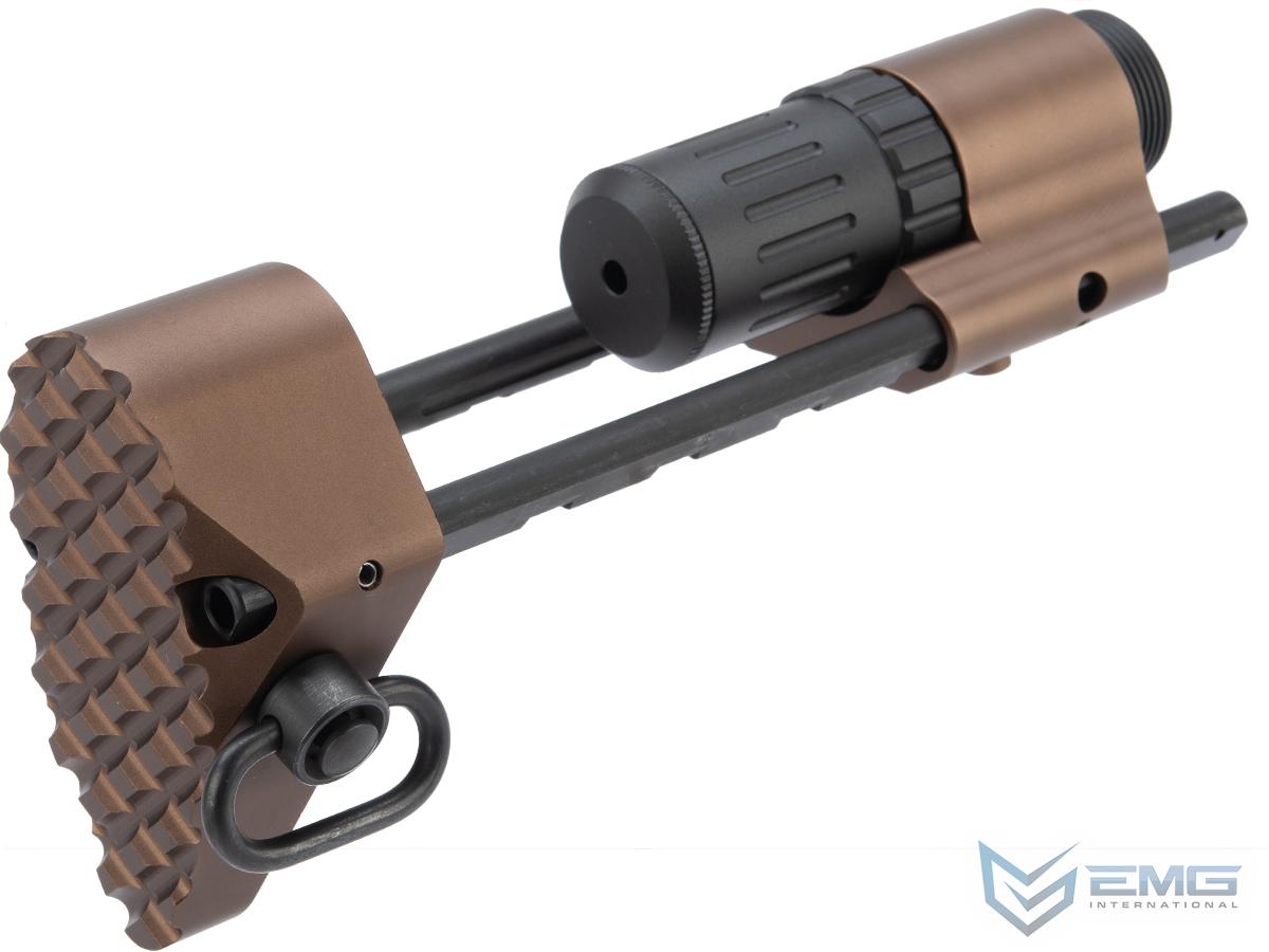 EMG Licensed Troy Industries PDW Stock for TM M4A1 MWS Gas Blowback Rifles (Color Sand
