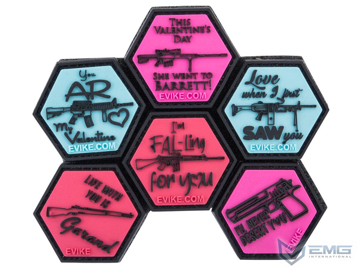 Operator Profile PVC Hex Patch Valentine's Day Set