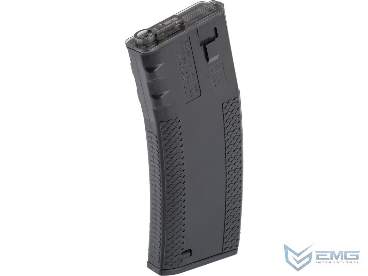 EMG Helios 190rd TROY Licensed Polymer BattleMag Airsoft Mid-Cap Magazines (Color: Black / Single)