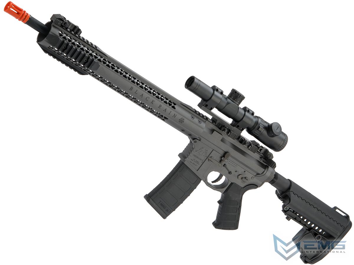 EMG Black Rain Ordnance BRO SPEC15 Licensed AR-15 Airsoft AEG Rifle (Color: Grey / Rifle)