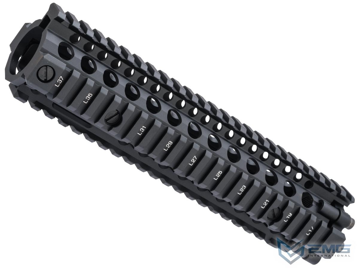 EMG Licensed Daniel Defense M4A1 RIS II Airsoft CNC Aluminum Handguard (Color: Black / 9.5 / Mk18)