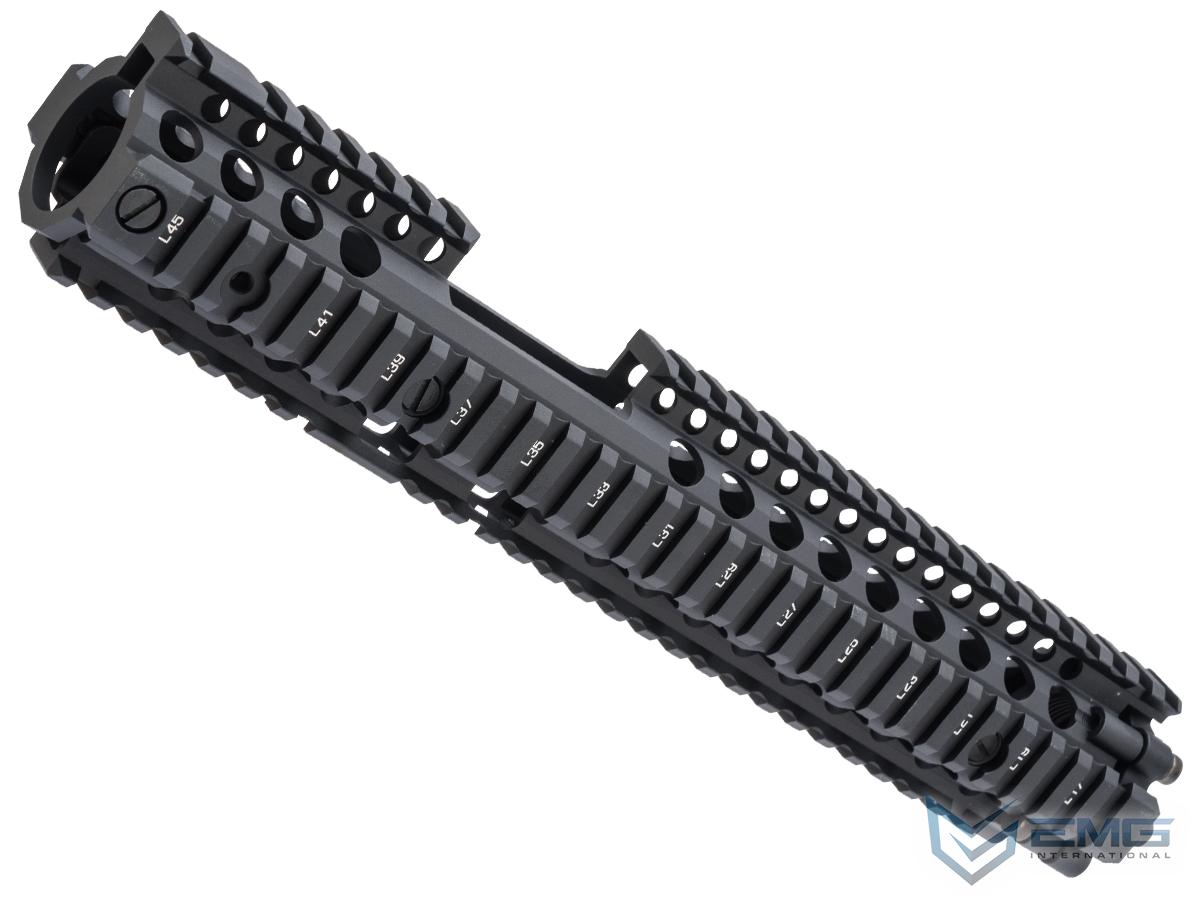 EMG Licensed Daniel Defense M4A1 RIS II Airsoft CNC Aluminum Handguard (Color: Black / 12.5 / FSP)