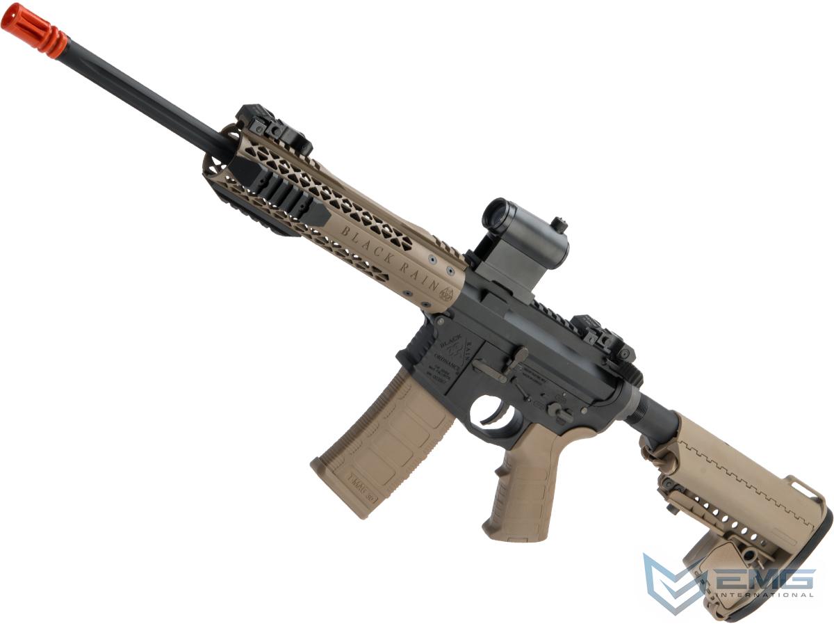 EMG Black Rain Ordnance BRO SPEC15 Licensed AR-15 Airsoft AEG Rifle (Color: Dark Earth / CQB)