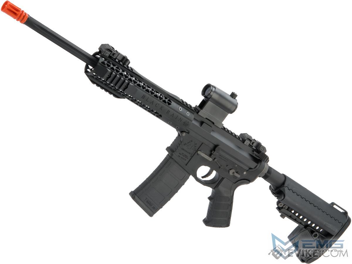 EMG Black Rain Ordnance BRO SPEC15 Licensed AR-15 Airsoft AEG Rifle (Color: Black / CQB)