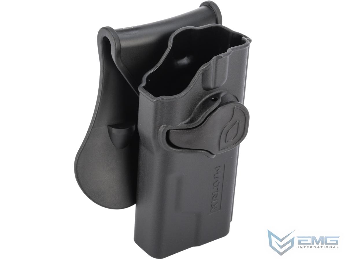 EMG Matrix Hardshell Adjustable Holster for Hudson H9 Series Pistols (Color: Black / Paddle Attachment)