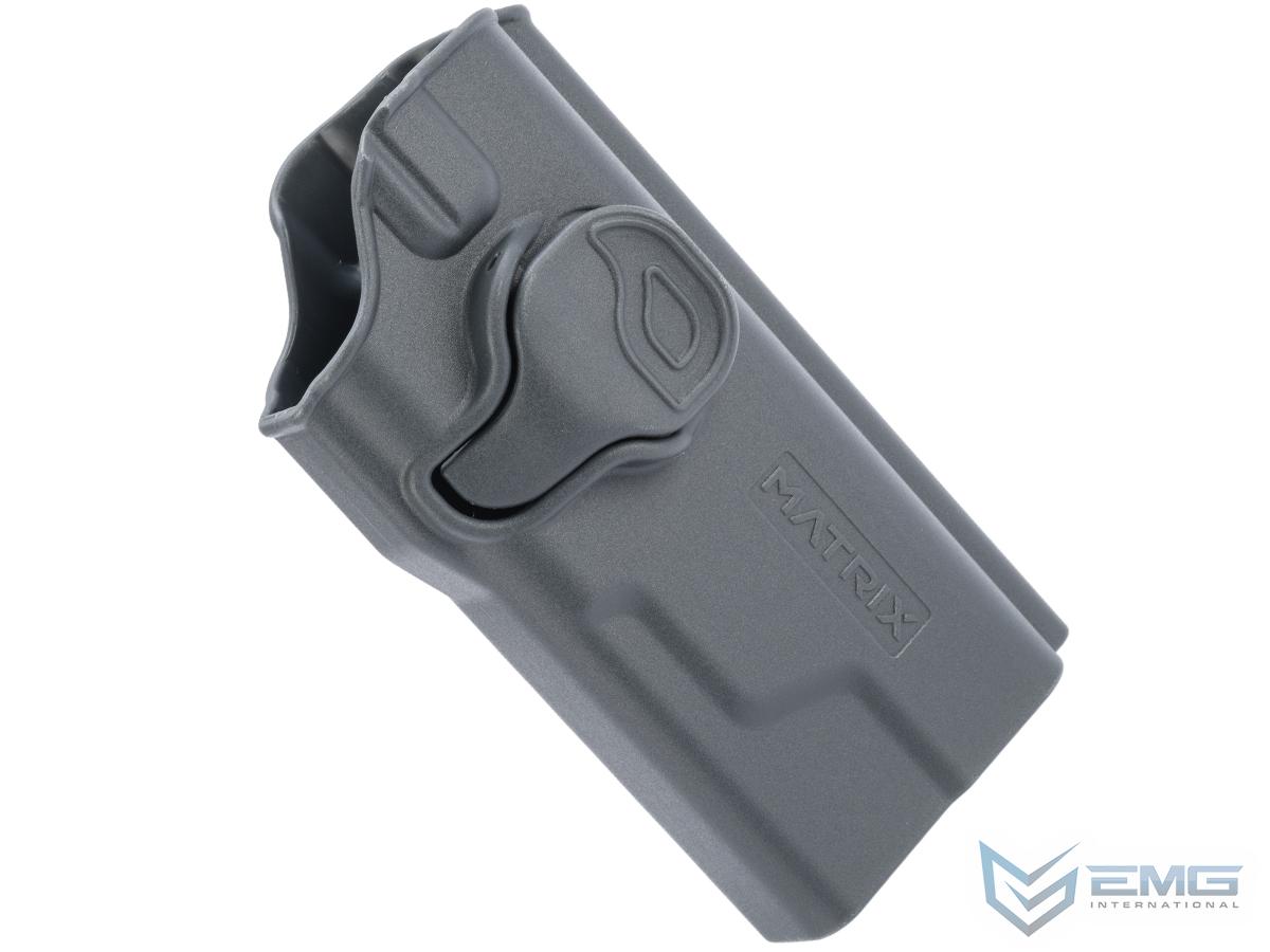 EMG Matrix Hardshell Adjustable Holster for Hudson H9 Series Pistols (Color: Grey / No Attachment)