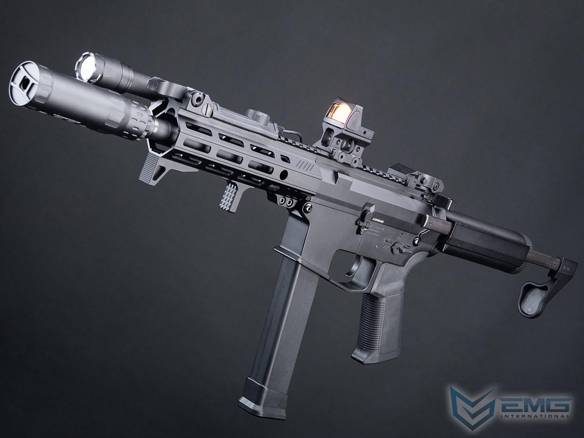 EMG Helios Angstadt Arms Custom Built Breacher UDP-9 Pistol Caliber Carbine G3 AEG (Color: Black / 7.5)