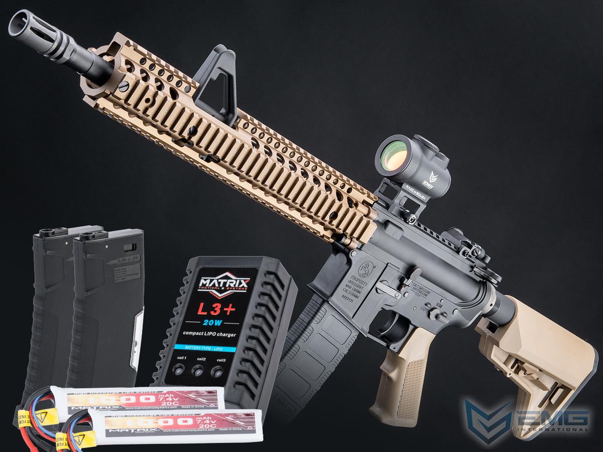 EMG Custom Built Colt Licensed M4 SOPMOD Block 2 Airsoft AEG Rifle with ...