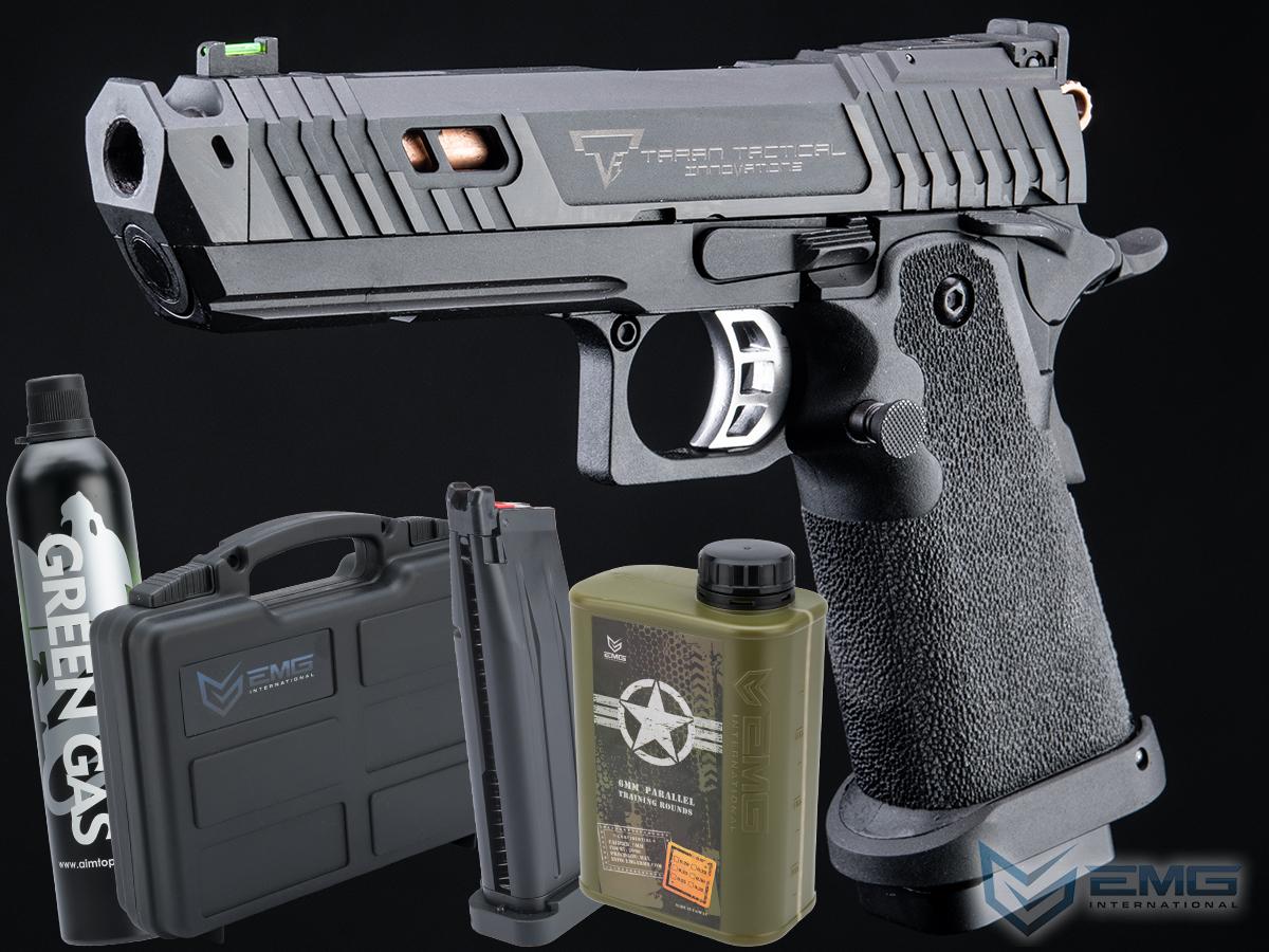 EMG TTI Licensed JW4 2011 Pit Viper Airsoft Training Pistol (Model: Standard / Green Gas / Essentials Package)