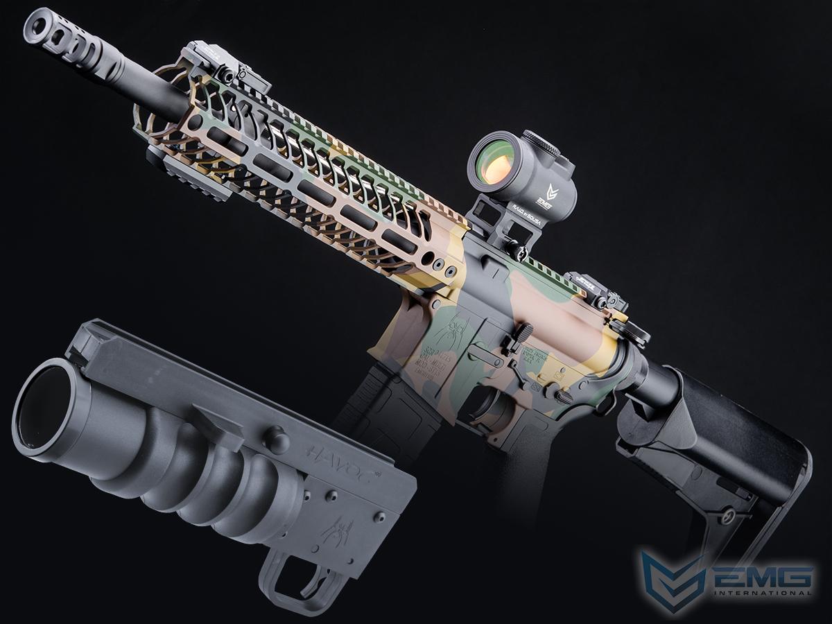 EMG Spike's Tactical Licensed M4 AEG AR15 Parallel Training Weapon (Model 10" SBR / Woodland