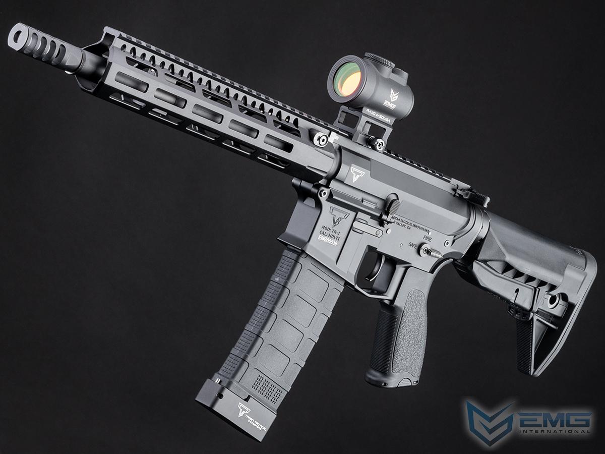 EMG TTI Licensed TR-1 M4E1 Ultralight Airsoft AEG Rifle (Model: SBR - Add BCM Stock / M-LOK / 400 FPS)