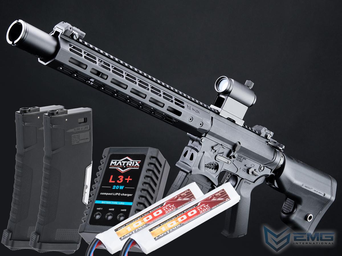 EMG Helios / Sharps Bros Warthog Licensed Polymer Receiver M4 Airsoft AEG Rifle (Model: 15 Carbine / Go Airsoft Package)