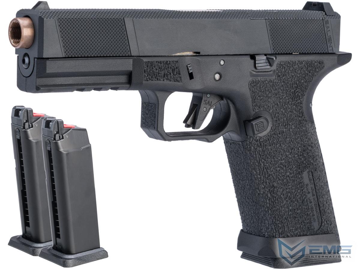 EMG SAI BLU w/ EMG Tier One Utility RMR-Cut Slide GBB Airsoft Pistol (Color: Rose Gold / Reload Package)