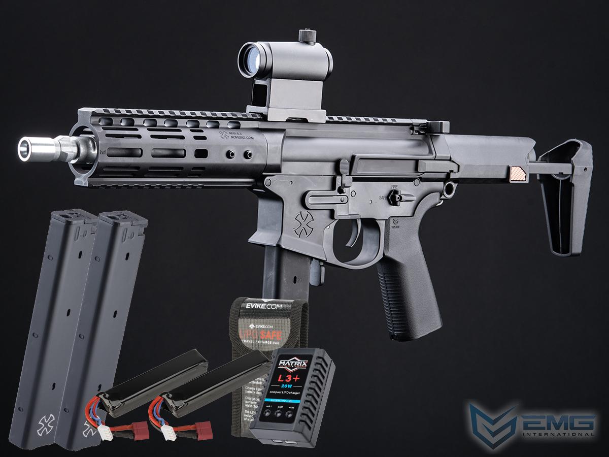 EMG Noveske Space Invader Gen4 Pistol Caliber Carbine Training Weapon (Color: Black / 8.5 / Go Airsoft Package)