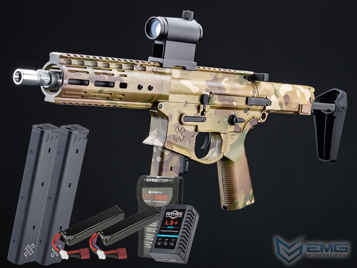 EMG Noveske Space Invader Gen4 Pistol Caliber Carbine Training Weapon (Color: Multicam / 8.5 / Go Airsoft Package)