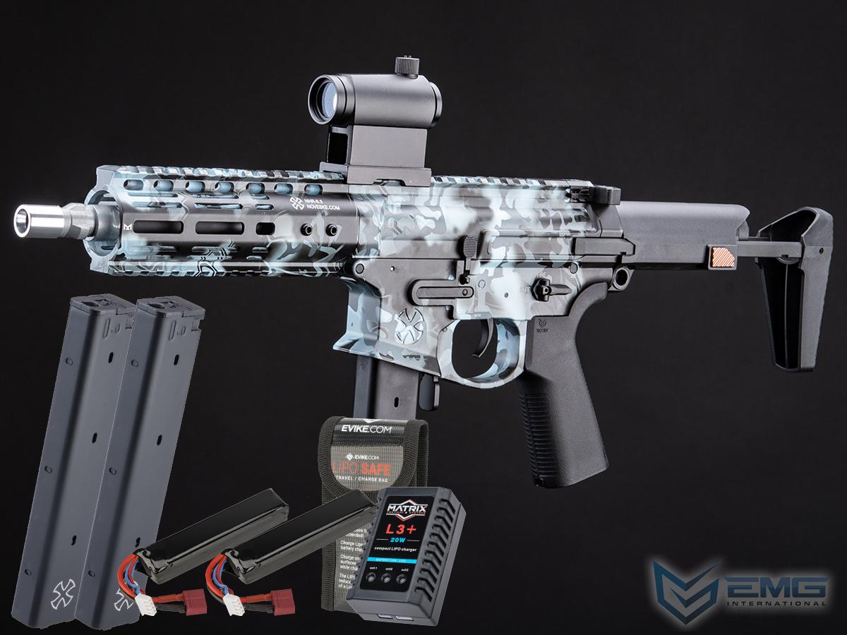 EMG Noveske Space Invader Gen4 Pistol Caliber Carbine Training Weapon (Color: Kryptek Obskura Blue / 8.5 / Go Airsoft Package)