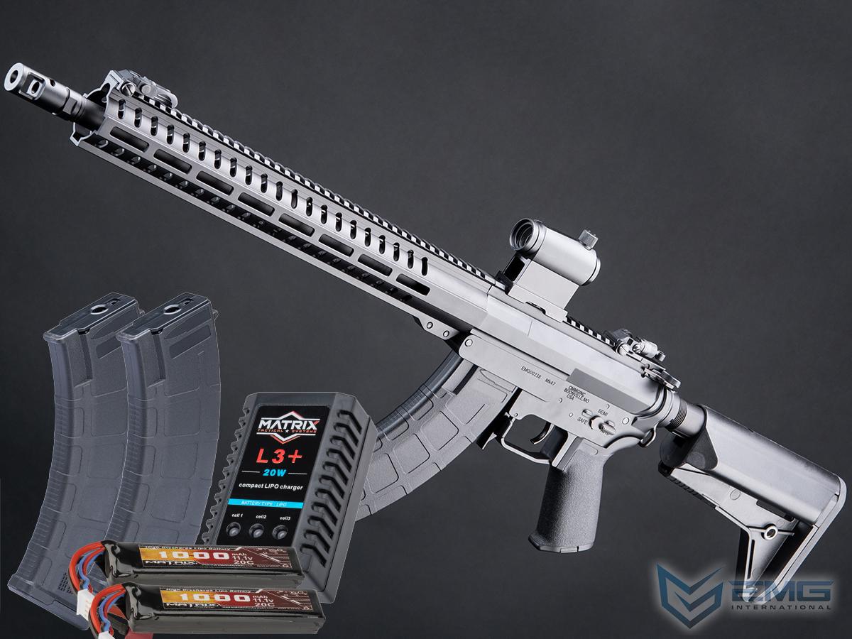 EMG CMMG Licensed MK47 Ver2 Airsoft AEG Parallel Training Weapon w/ Platinum Gearbox (Model: Resolute RECCE / 400 FPS / Go Airsoft Package)