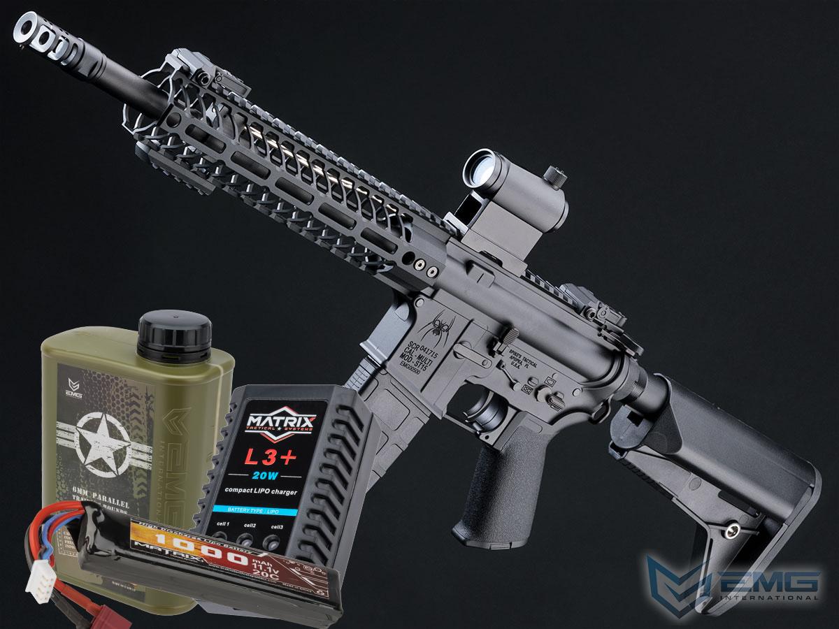 EMG Spike's Tactical Licensed M4 AEG AR-15 Parallel Training Weapon (Model:  10" SBR / 400 FPS / Go Airsoft Package), Airsoft Guns, Airsoft Electric  Rifles - Evike.com Airsoft Superstore
