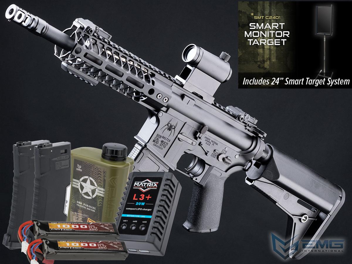 EMG Spike's Tactical Licensed M4 AEG AR-15 Parallel Training Weapon (Model: 7 PDW / 350 FPS / Train At Home Package)