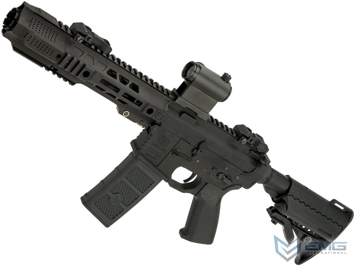 EMG SAI Licensed GRY SBR AR-15 / M4 AEG Training Rifle w/ V2 Gearbox (Configuration: CQB / Black Non-ITAR Furniture)