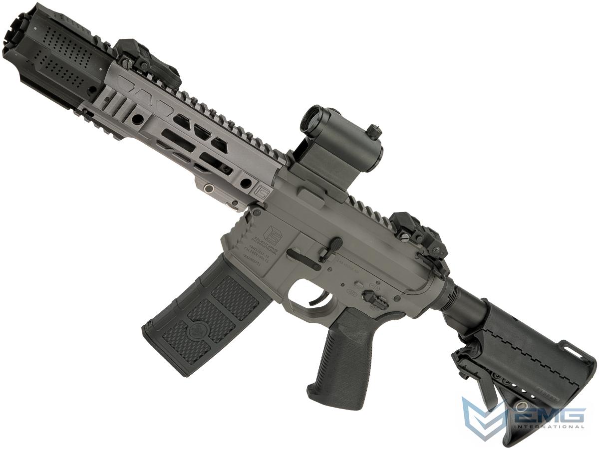 EMG SAI Licensed GRY SBR AR-15 / M4 AEG Training Rifle w/ i5 Gearbox (Configuration: CQB / Grey Non-ITAR Furniture)