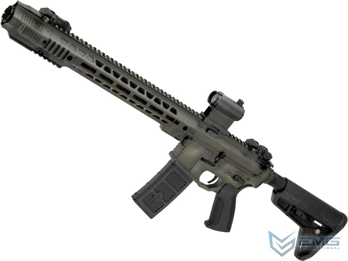 EMG Custom Cerakote SAI GRY Training Weapon M4 Airsoft AEG Rifle (Configuration: Carbine / Battle Worn OD)