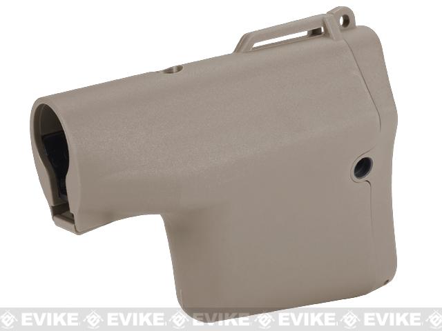 EMG Helios TROY Battle Ax Retractable Stock for Airsoft M4 Buffer Tubes (Color: Flat Dark Earth)