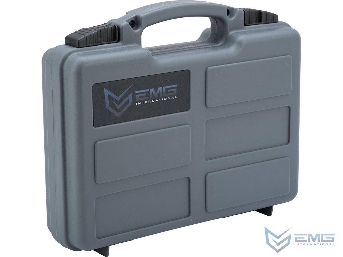 EMG Armory Series Pistol Case w/ Customizable Grid Foam (Color: Wolf Grey)