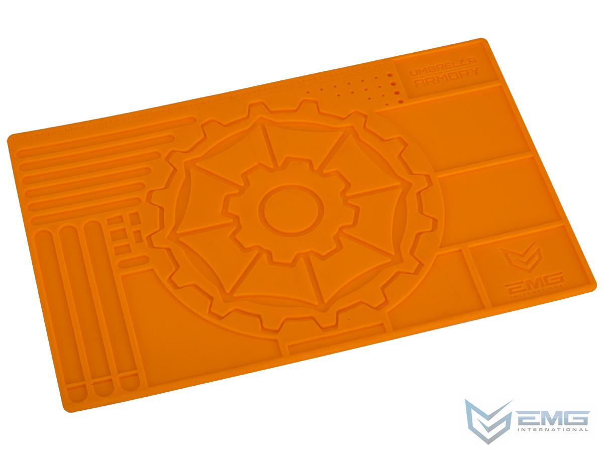 EMG x Umbrella Armory Tech Mat Pro Rubber Work Mat (Color Alert Orange