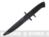 12.25 Rubber Training Combat Knife - Black