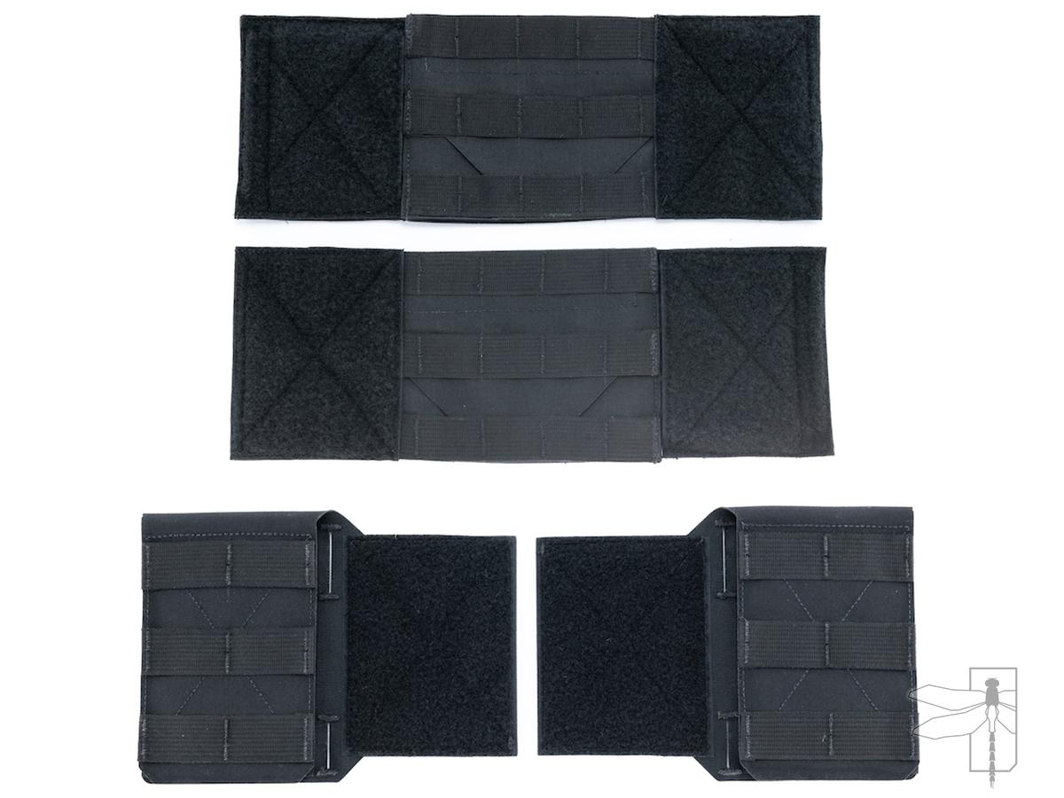 Haley Strategic Cummerbund & Side Entry Panel Set for Thorax Plate Carriers (Color: Black / Large)