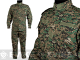 Matrix USMC Style Digital Woodland Battle Uniform Set (Size: Small)