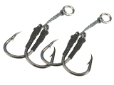 Battle Angler Double Stinger Jigging Hook Set (Color: Black Nickle / 5/0)
