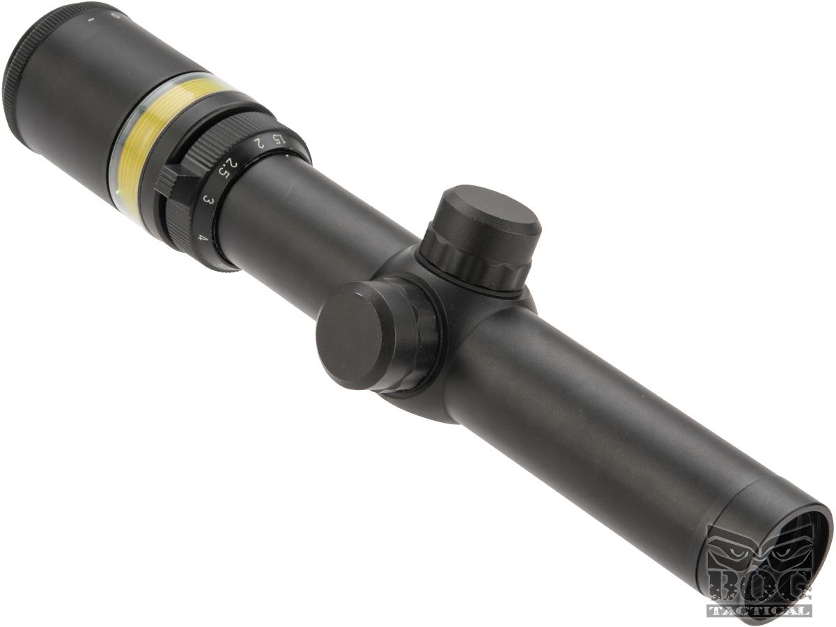 Black Owl Gear SSC Short Dot 1.5-6x24 Scope with Fiber Optic Illumination (Reticle: Green)