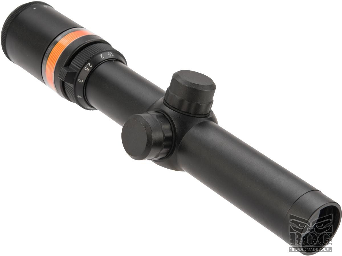 Black Owl Gear SSC Short Dot 1.5-6x24 Scope with Fiber Optic Illumination (Reticle: Red)