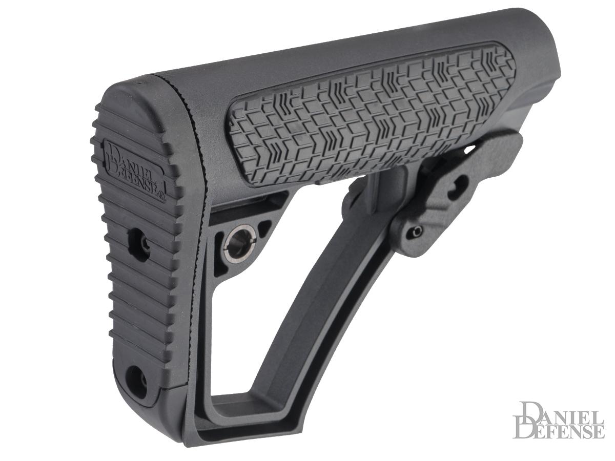 実物 Danielle defence ENHANCED BUTTSTOCK Daniel Defense Collapsible Mil-Spec Buttstock (Color: Black