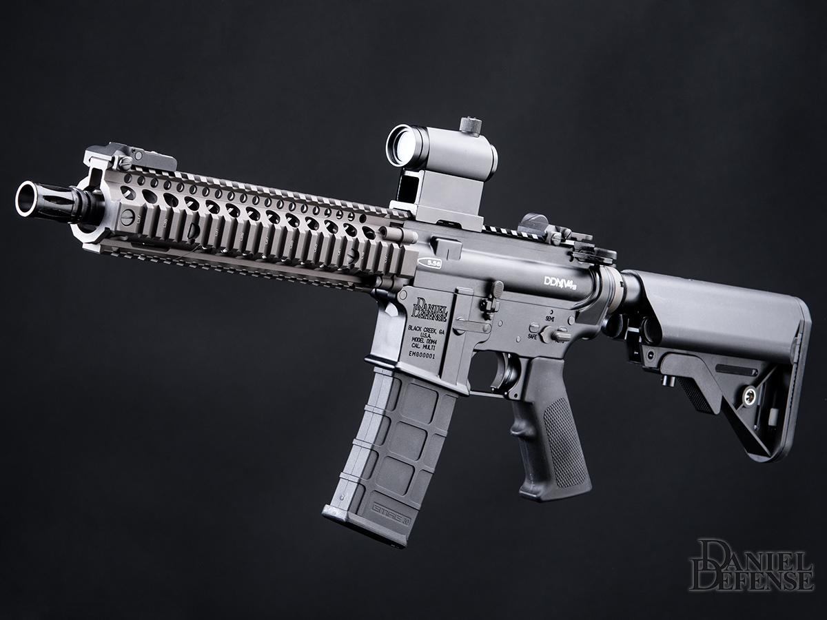 RA-TECH Custom Daniel Defense Licensed Mk18 MOD.1 Gas Blowback Airsoft Rifle (Model: Level 2)