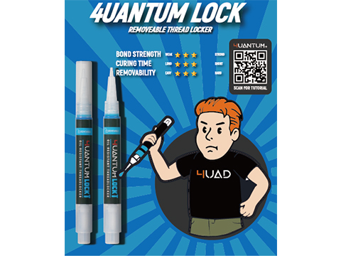 4UAD SmartAirsoft 4uantum Lock Thread Adhesive (Type: Removable)