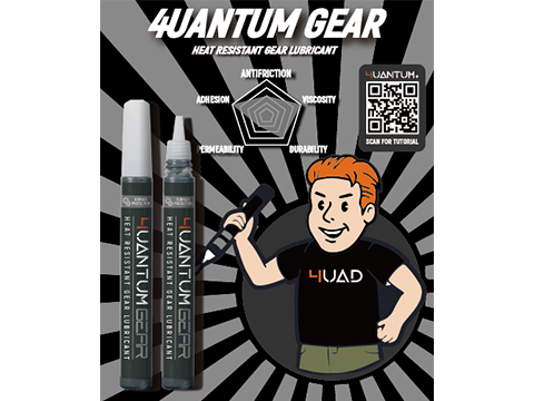 4UAD SmartAirsoft 4uantum Heat Resistant Airsoft Gear Lubricant Pen