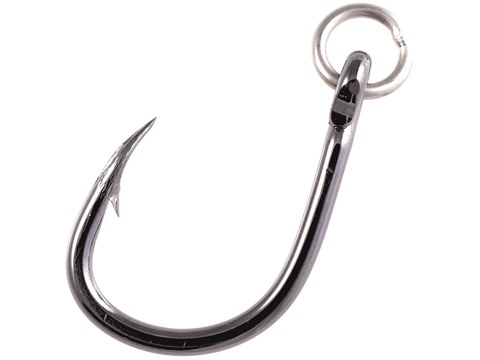 Owner 5105R-141 Gorilla Ringed Live Bait Hook with Forged Shank Cutting Point and Ringed / Welded Eye (Size: 4/0 / 4-Pack)