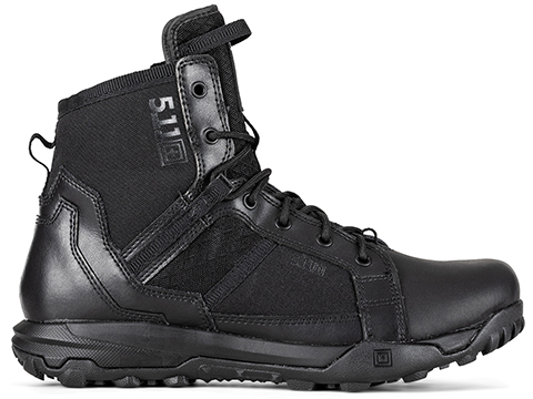 5.11® Tactical A/T 6 Side Zip Tactical Boot (Color: Black / 10.5)