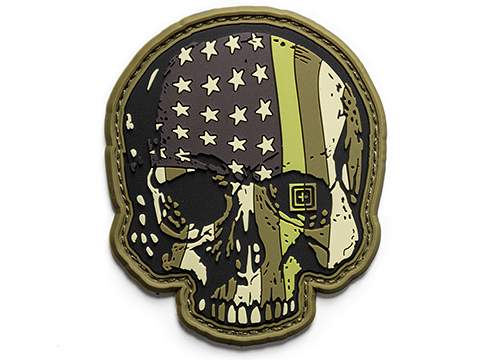 5.11 Tactical Patriot Skull PVC Morale Patch