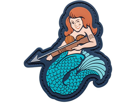 5.11 Tactical Mermaid Sniper Hook & Loop PVC Morale Patch