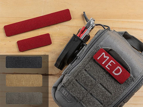 5.11 Tactical WriteBar� Hook & Loop Name Tape (Size: 6 Red / 3 Pack)